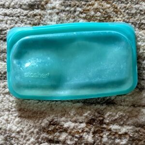 Stasher Reusable Silicone Food Storage Bag - Aqua